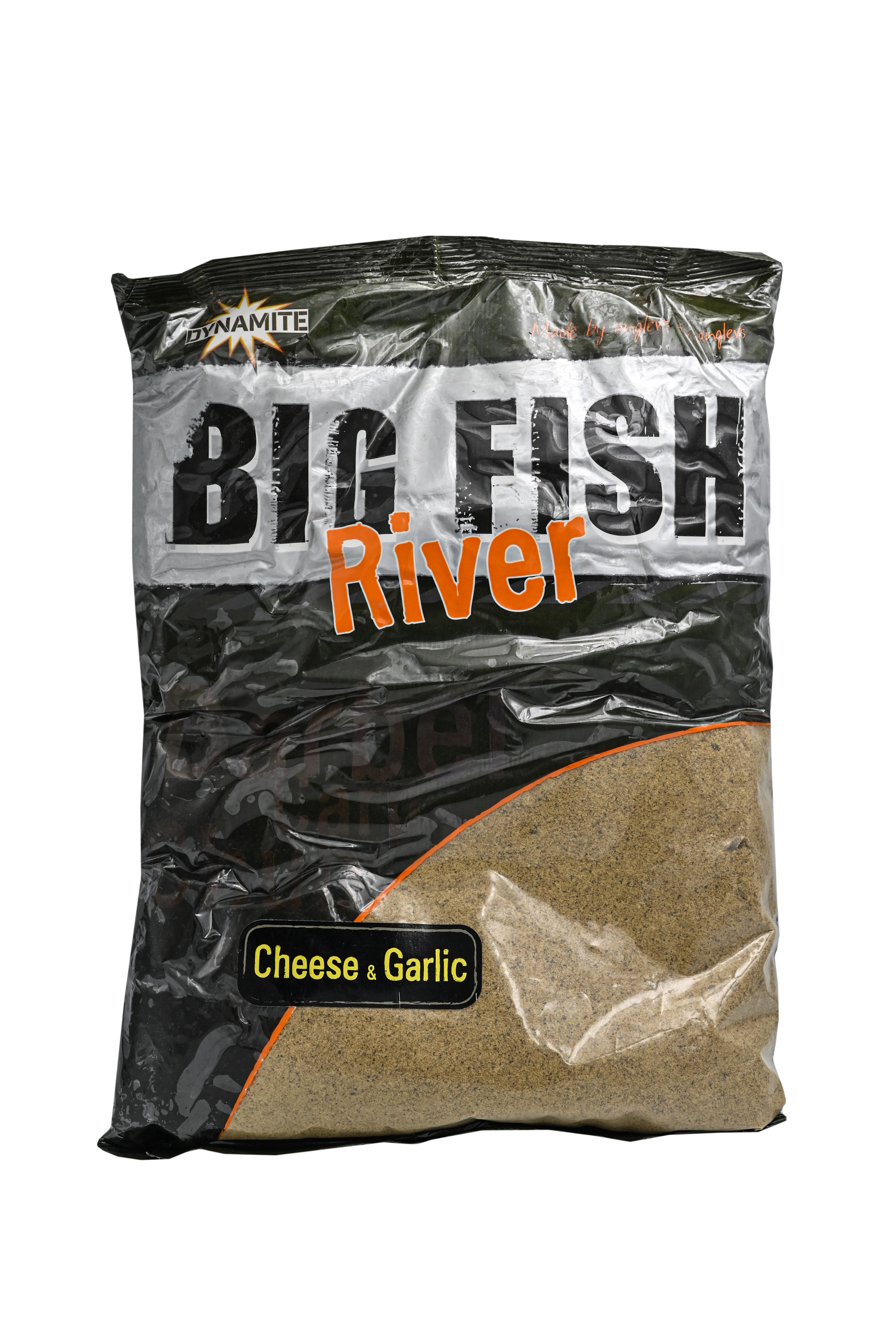 Прикормка Dynamite Baits Big Fish river cheese & garlic 1,8кг - фото 1