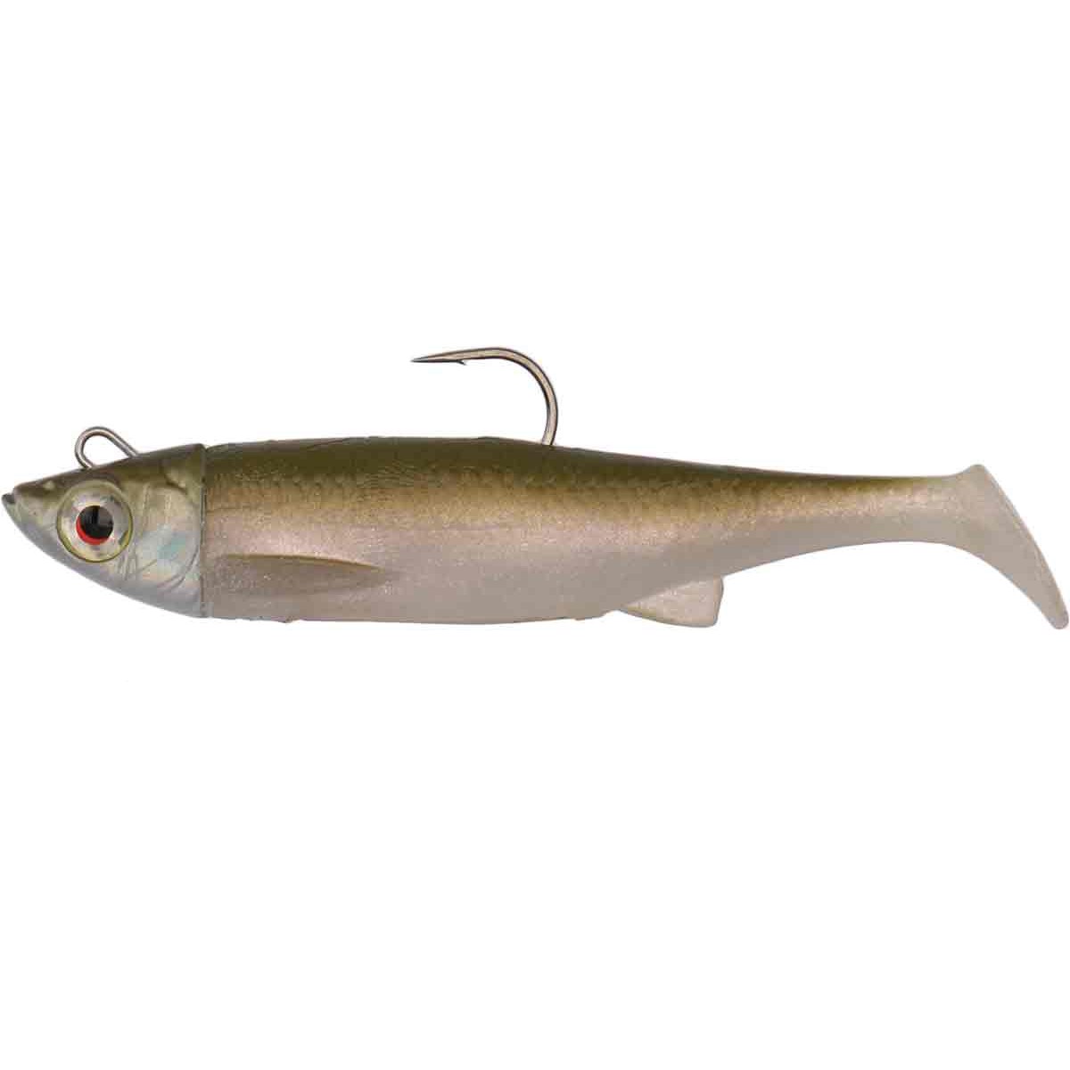 Воблер Savage Gear 3D TPE minnow 8см 11гр green silver - фото 1