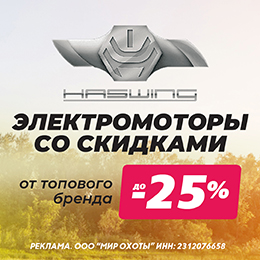 Моторы Haswing со скидкой до -50% — ловите момент! Моторы Haswing со скидкой до -50% — ловите момент!