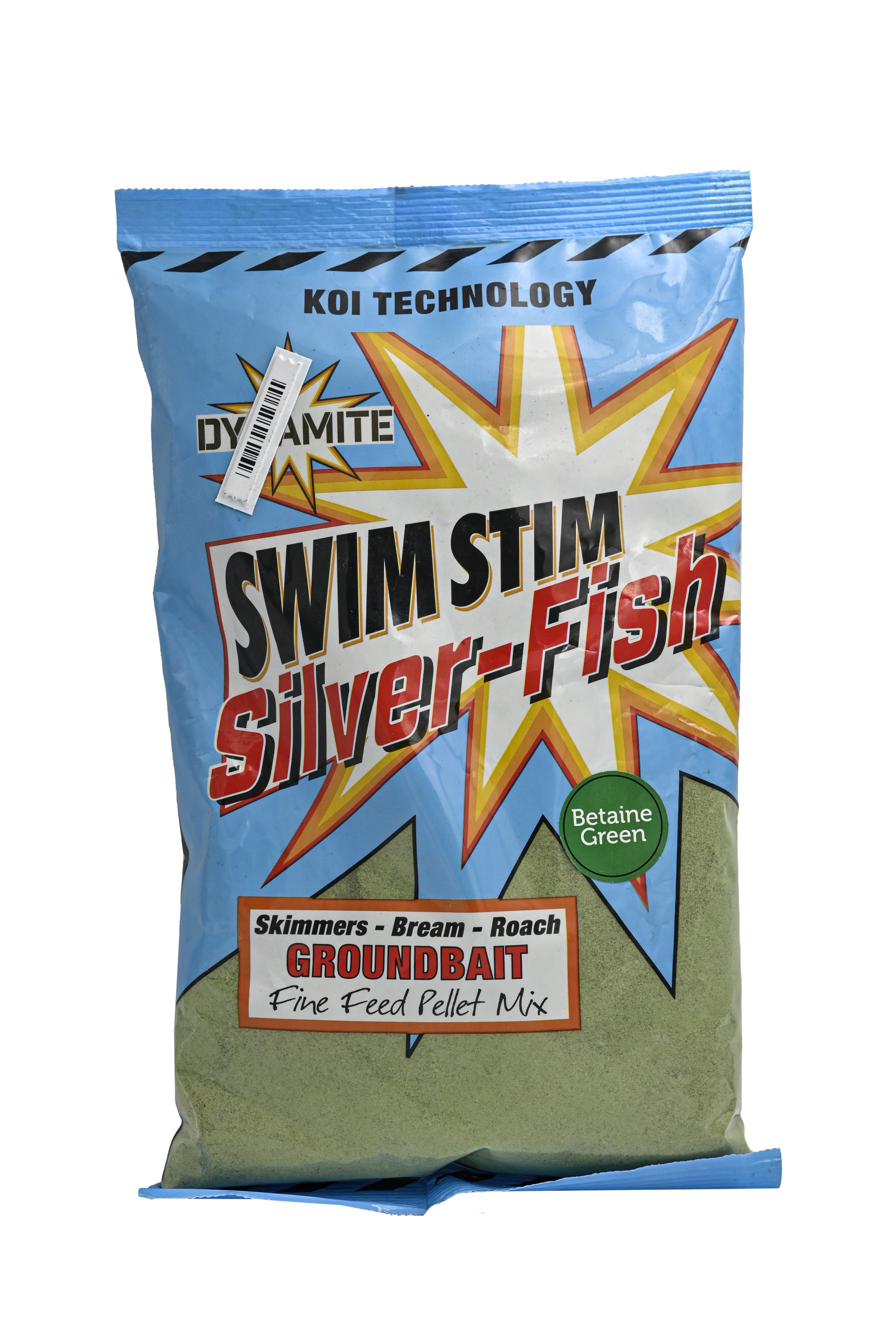 Прикормка Dynamite Baits Swim Stim Commercial Groundbait Silver Fish green 900г - фото 1