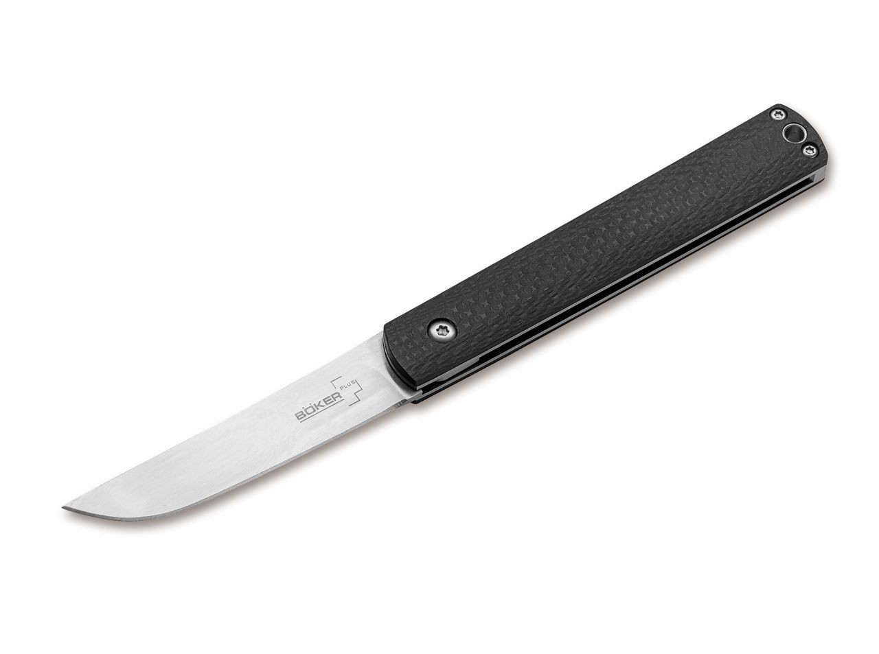 Нож Boker Wasabi CF складной сталь 440C рукоять сталь карбон - фото 1