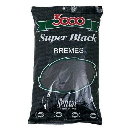 Прикормка Sensas 3000 1кг Super black bremes  - фото 1