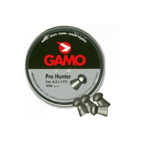 Пульки Gamo Pro Hunter 4,5мм 0.49г 250 шт - фото 1