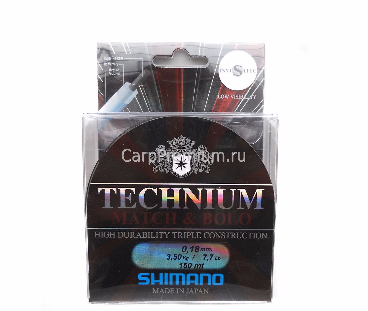 Леска Shimano Technium match line 150м 0,18мм - фото 1