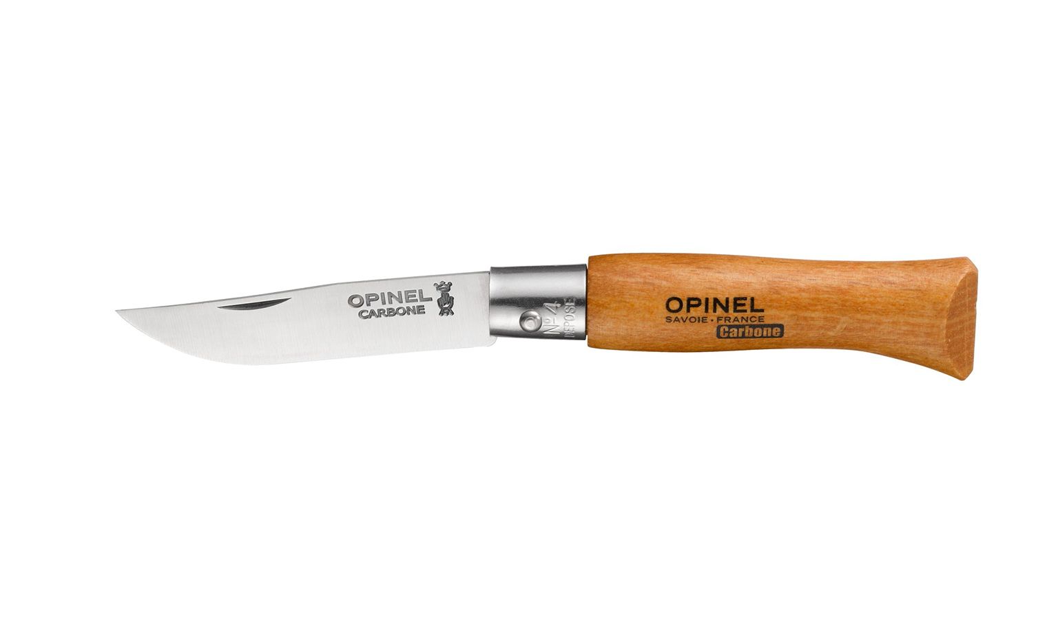 Нож Opinel Carbon Tradition VRN №4 карбоновая сталь - фото 1