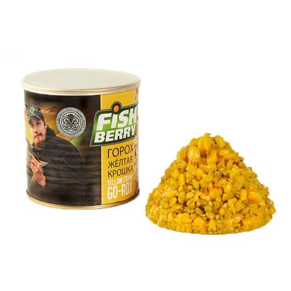 Консервированная зерновая смесь Fish Berry Попова горох желтая ваниль 430мл - фото 1