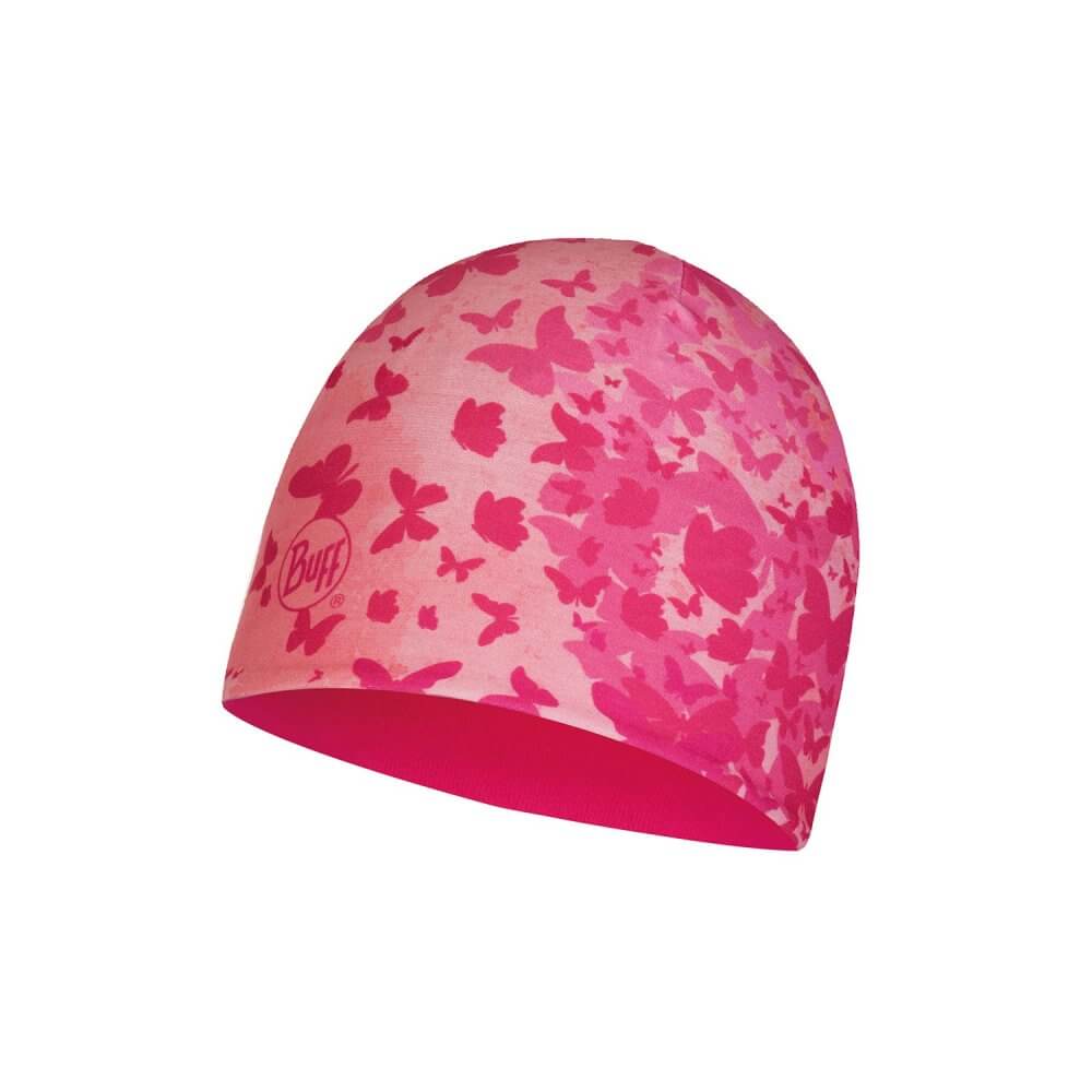 Шапка Buff Micro&Polar hat child butterfly pink - фото 1