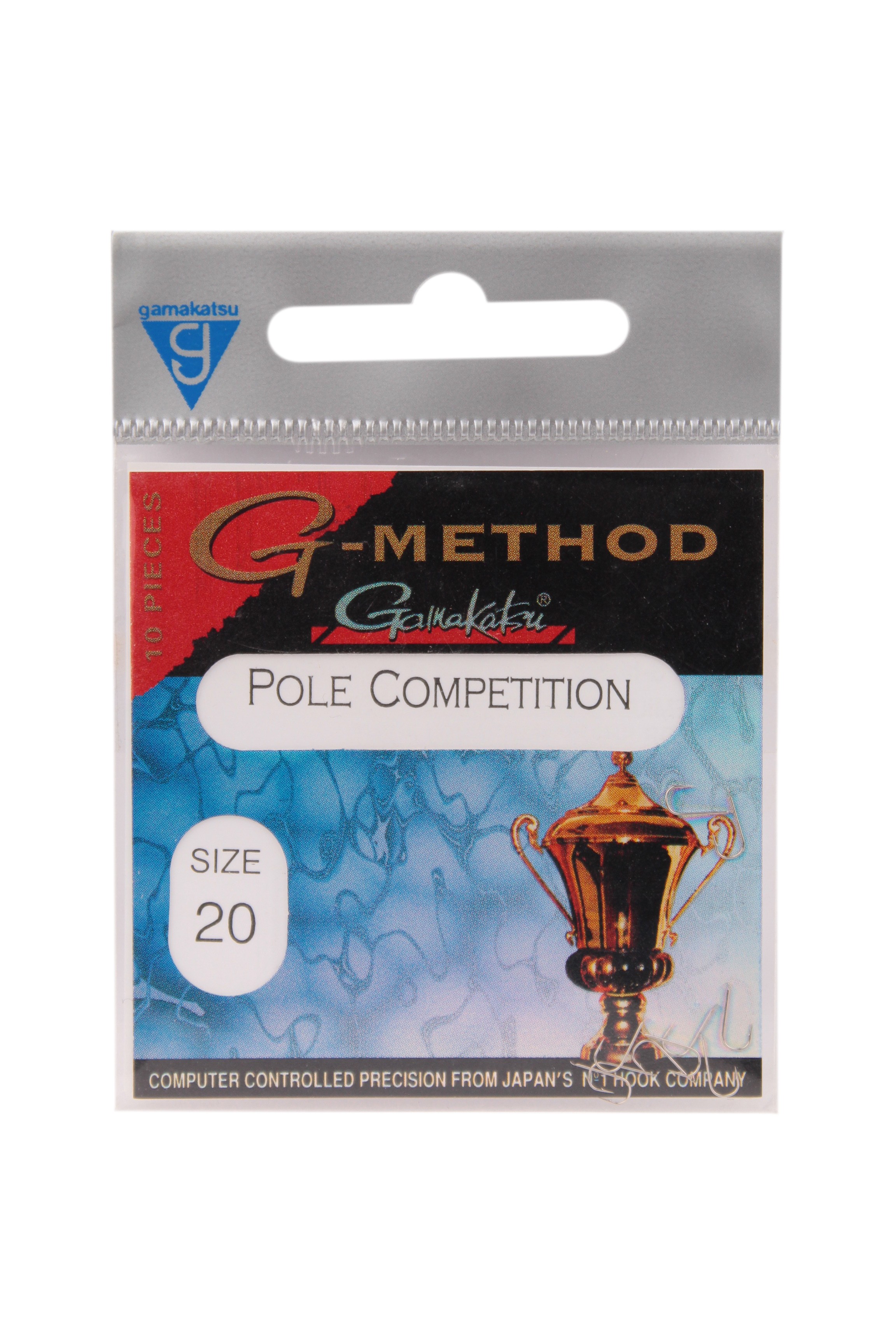 Крючок Gamakatsu G-Method pole comp nickel №20 - фото 1