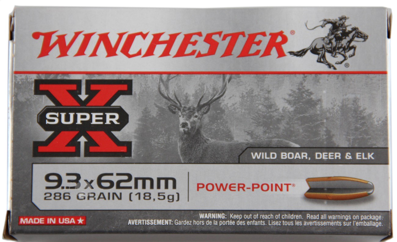 Патрон 9,3х62 Winchester Super X Power-Point 18,53г - фото 1