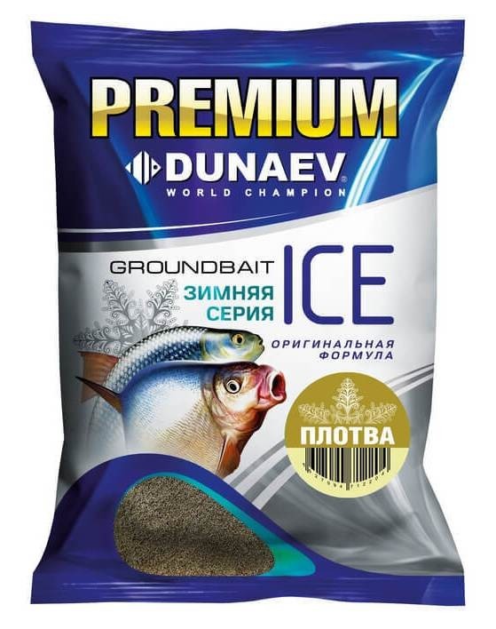 Прикормка Dunaev ICE-Premium 0.9кг плотва - фото 1