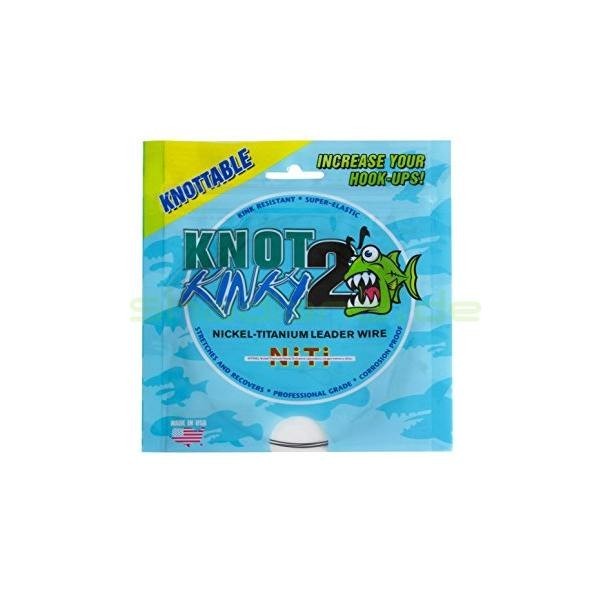 Поводковый материал Aquateko Knot 2 Kinky 1x1 Titanium 55lbs 4,5м  - фото 1