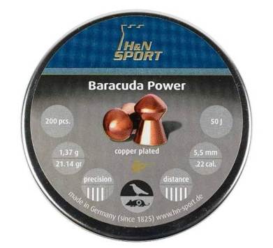 Пульки H&N Baracuda 1.37 гр 200 шт 5.5 мм - фото 1