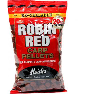 Пеллетс Dynamite Baits Robin red carp 20мм 900гр просверленный - фото 1