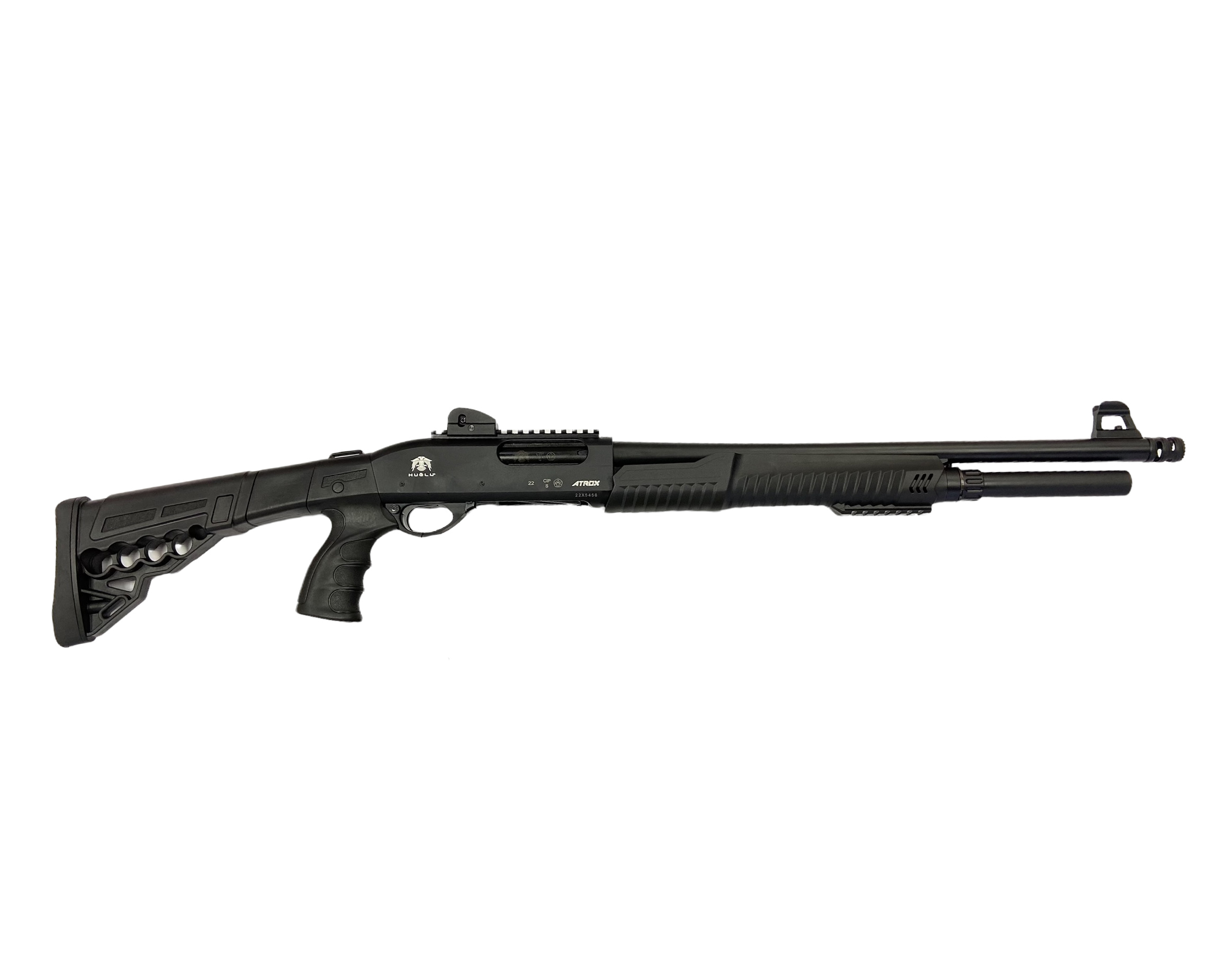 Ружье Huglu Atrox Tactic Pump Action Shotgun 12x76 7+1 Weaver 510ммTelescopic - фото 1