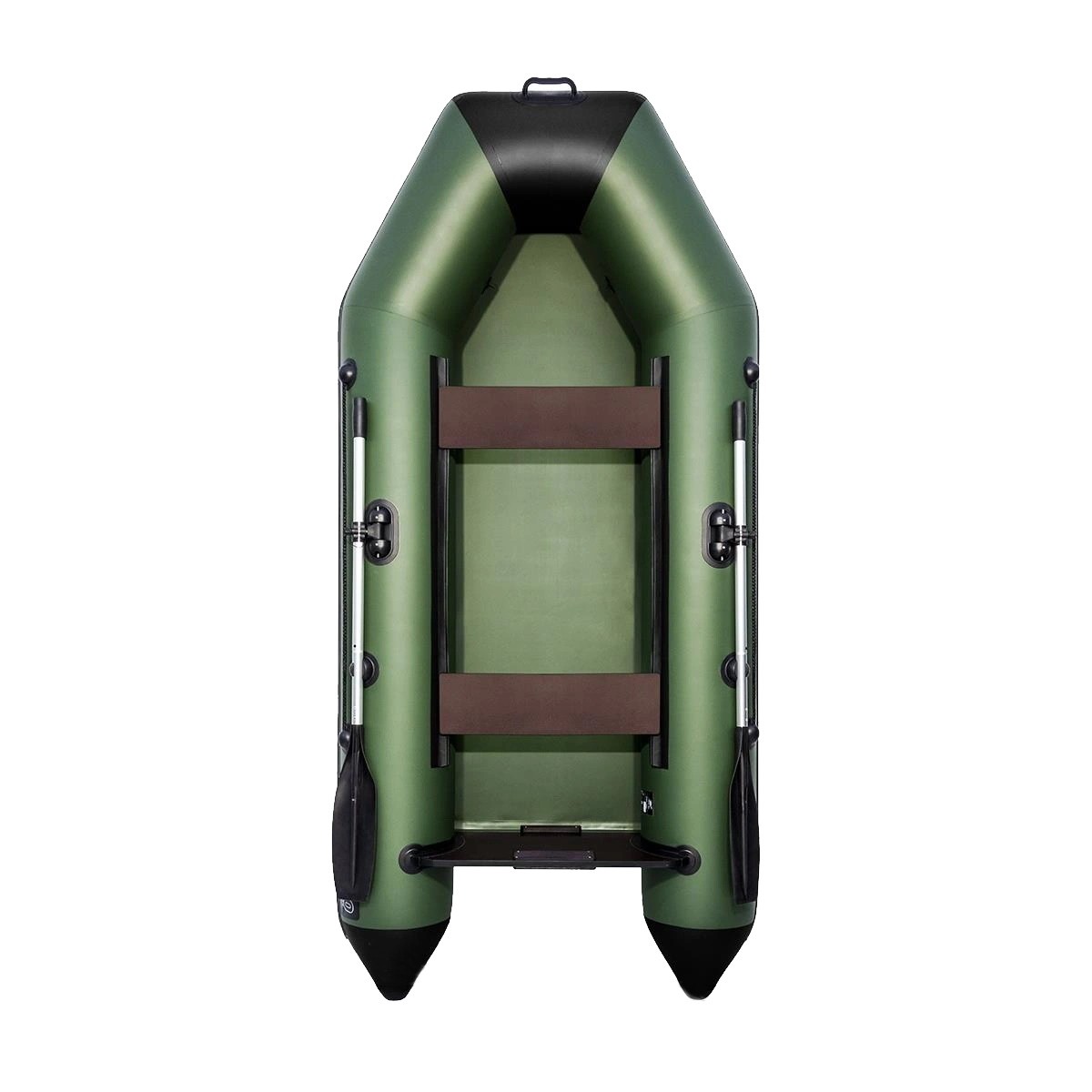 Лодка Мастер лодок Аква 2800 зелено-черная - фото 1
