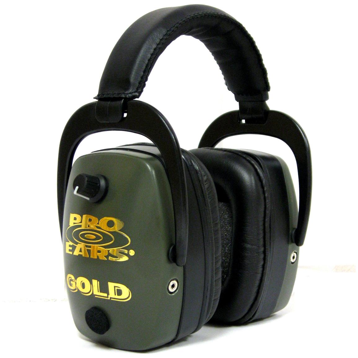 Наушники Pro Ears Pro mag gold стендовые стерео складные активные зел - фото 1