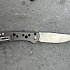 Нож Sanrenmu 9165-KB складной сталь 12C27 Brush black carbon fiber overlay G10: отзывы