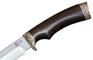 Нож ИП Семин Мангуст кованая сталь Х12МФ литье венге - фото 3
