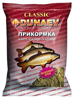 Прикормка Dunaev классика 0,9кг карп