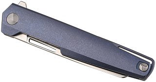 Нож Mr.Blade Snob M390 titanium handle складной blue - фото 12