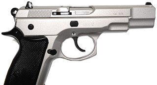 Пистолет Курс-С CZ Z75 СО серебро 10ТК охолощенный - фото 6