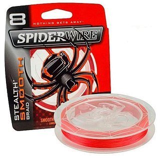 Шнур Spiderwire stealth smooth 8 red 150м 0,20мм - фото 1