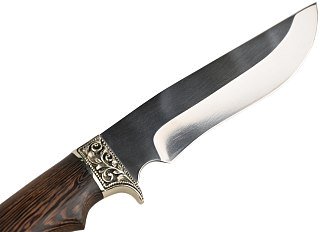 Нож ИП Семин Галеон кованая сталь 95х18 венге литье - фото 4