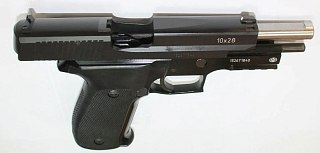 Пистолет Техкрим Р226Т ТК-Pro 10х28 SIG-Sauer черный оксид ОООП - фото 5