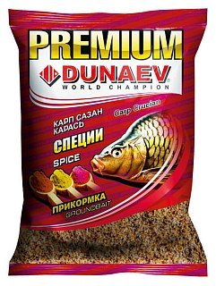 Прикормка Dunaev-Premium 1кг карп-сазан специи