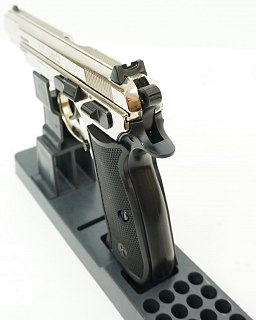 Пистолет Курс-С CZ Z75 СО хром 10ТК охолощенный - фото 5