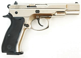 Пистолет Курс-С CZ Z75 СО хром 10ТК охолощенный - фото 2