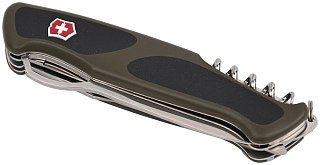 Нож Victorinox RangerGrip 179 130мм 12 функций черно-зеленый - фото 8