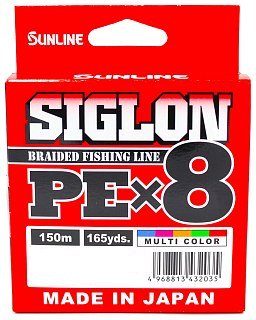 Шнур Sunline Siglon PEх8 ADV multicolor 150м 2,5 30lb - фото 3