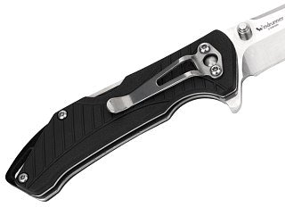 Нож Sanrenmu 7089SUX-PH-T3 складной сталь 12C27 Matte mirror black PA66 GF - фото 4