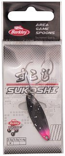 Блесна Berkley Ags Sukoshi 2,5гр Fuschia Tip/Black/Pink Splat/Green