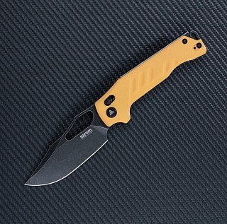 Нож SRM 238X-GY сталь D2 рукоять Yellow G10 - фото 4