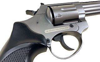 Револьвер Курс-С Таурус-S 10ТК сигнальный 4,5" 5,5мм фумо графит - фото 4
