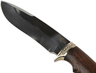 Нож ИП Семин Скиф кованая сталь 95x18 венге литье - фото 6