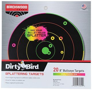 Мишень Birchwood casey Dirty bird бумажная multi-color осыпаемая 300мм 1/10 - фото 1