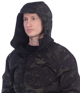 Куртка Huntsman Горка-3 черный демисезонный мультикам смесовая - фото 3