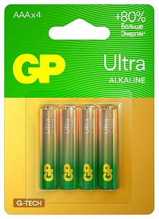 Батарейка GP AAA Alkaline 24AUA21-2CRSBC4 уп.4шт - фото 1