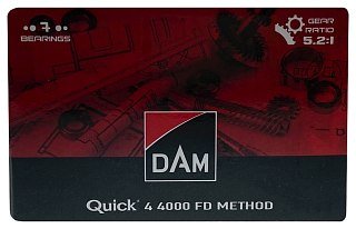 Катушка DAM Quick 4 4000FD method 6+1bb - фото 4