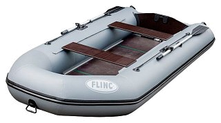 Лодка Flinc FT360K надувная серая - фото 1
