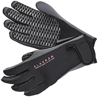 Перчатки Alaskan неопрен черно-серые - фото 1