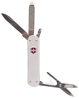Нож Victorinox Classic Alox 58мм 5 функций серебристый - фото 1