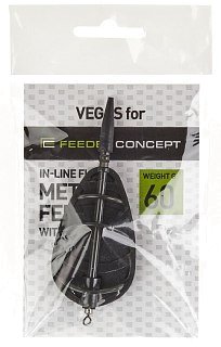 Кормушка Feeder Concept Vegas Flat Method 60 гр - фото 4