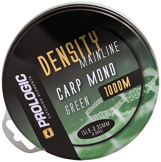 Леска Prologic Density carp mono green 0.35 15lb 6.80кг 1000м - фото 1
