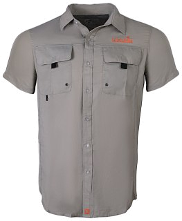 Рубашка Norfin Focus Short Sleeves Gray 01 - фото 1