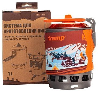 Система приготовления пищи Tramp оранжевый 1л - фото 4