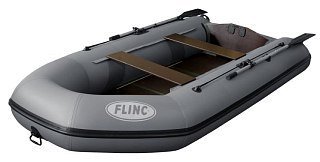Лодка Flinc FT320K надувная серая - фото 1